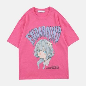 youthful lollipop girl tee   chic & vibrant streetwear 3769