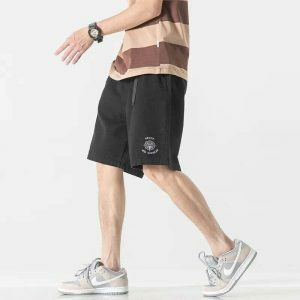 youthful loose belt cargo shorts   streetwear essential 5868