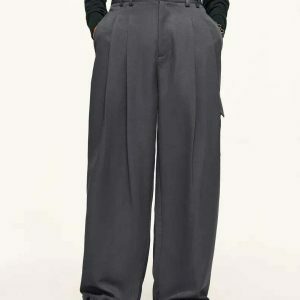 youthful loose fit cargo pants   streetwear essential 5236