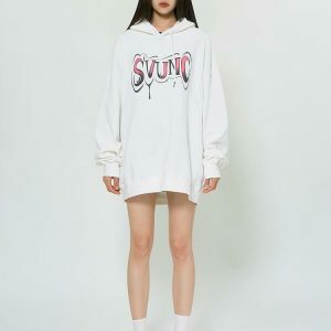 youthful loose letter print hoodie streetwear icon 1870