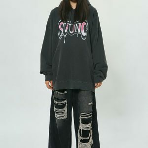 youthful loose letter print hoodie streetwear icon 1881