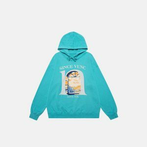 youthful love you graphic hoodie   trendy & cozy streetwear 7182