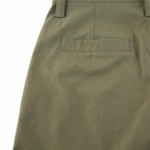 youthful low waist cargo pants   sleek drawstring design 6610