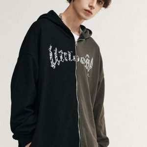 youthful not sad not happy hoodie   streetwear icon 2010