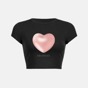 youthful o neck crop top baby inspired chic design 7245