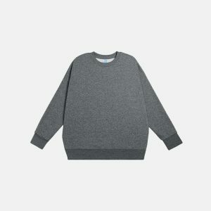 youthful oversized sweatshirts blank & versatile comfort 1054