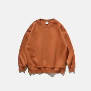 youthful oversized sweatshirts blank & versatile comfort 2430