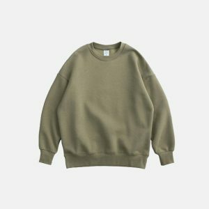 youthful oversized sweatshirts blank & versatile comfort 5343