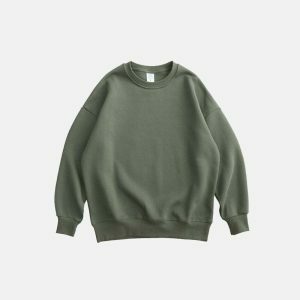 youthful oversized sweatshirts blank & versatile comfort 7516