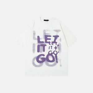 youthful oversized t shirt let it go   streetwear icon 4856