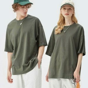 youthful oversized t shirts blank canvas for street style 6750