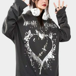 youthful pain & love hoodie   edgy streetwear statement 2181