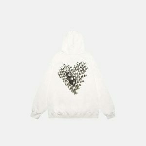 youthful painted letters hoodie   streetwear icon 2916