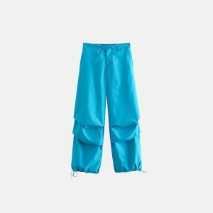 youthful parachute sweatpants elastic waist & comfort fit 3500