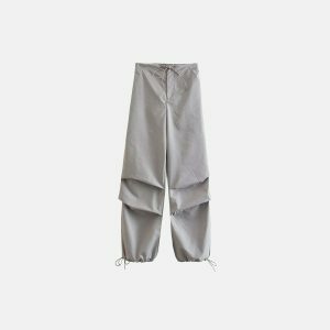 youthful parachute sweatpants elastic waist & comfort fit 3879