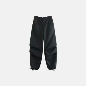 youthful parachute sweatpants elastic waist & comfort fit 6044