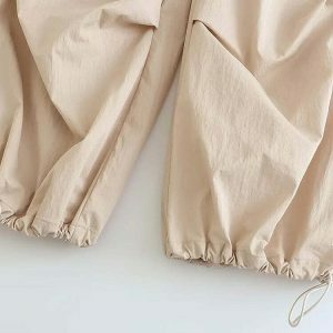 youthful parachute sweatpants elastic waist & comfort fit 6551