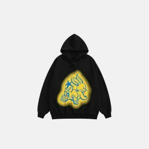 youthful rabbit oversized hoodie   streetwear icon 4046