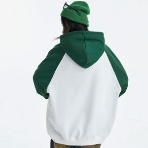 youthful raglan sleeve hoodie oversized & trendy comfort 1768