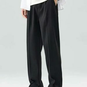 youthful semi wide loose pants   sleek & comfort fit 2631