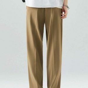 youthful semi wide loose pants   sleek & comfort fit 5593