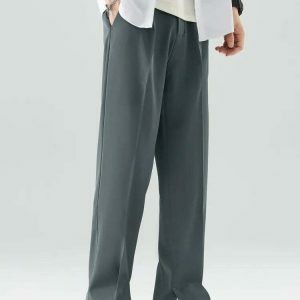 youthful semi wide loose pants   sleek & comfort fit 6282