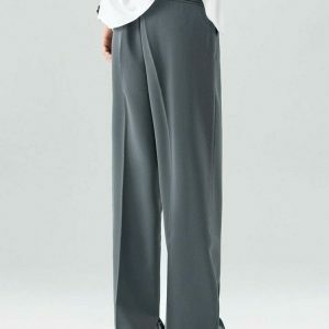 youthful semi wide loose pants   sleek & comfort fit 6977