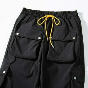youthful side breasted cargo pants   streetwear revamp 5422