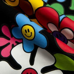 youthful smiley sunflowers hoodie retro & vibrant style 1374