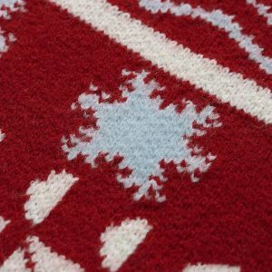 youthful snow knit sweater christmas vibes & cozy feel 8932