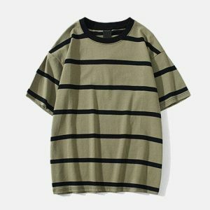 youthful striped oversized tee   streetwear icon 1696