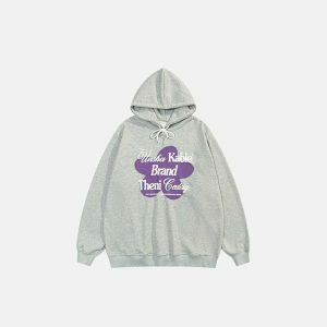 youthful unshakable flower hoodie   bold & vibrant design 1071