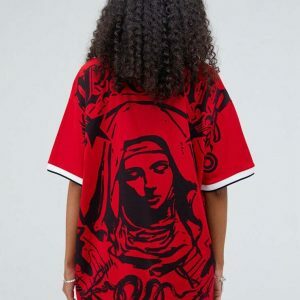 youthful virgin mary soccer tee   iconic & edgy streetwear 2224