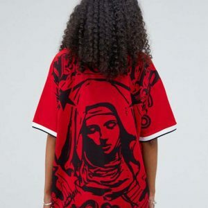 youthful virgin mary soccer tee   iconic & edgy streetwear 2580