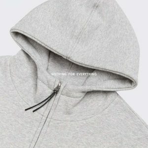 youthful zip up hoodie   sleek & custom fit for streetwear 5059